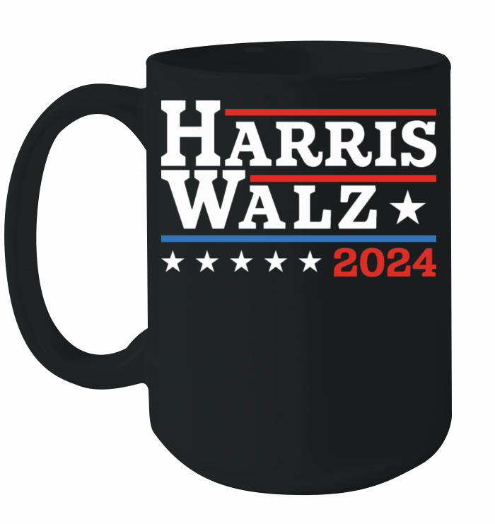 Harris Walz Waltz 2024 Retro Vintage Kamala Harris Ceramic Mug