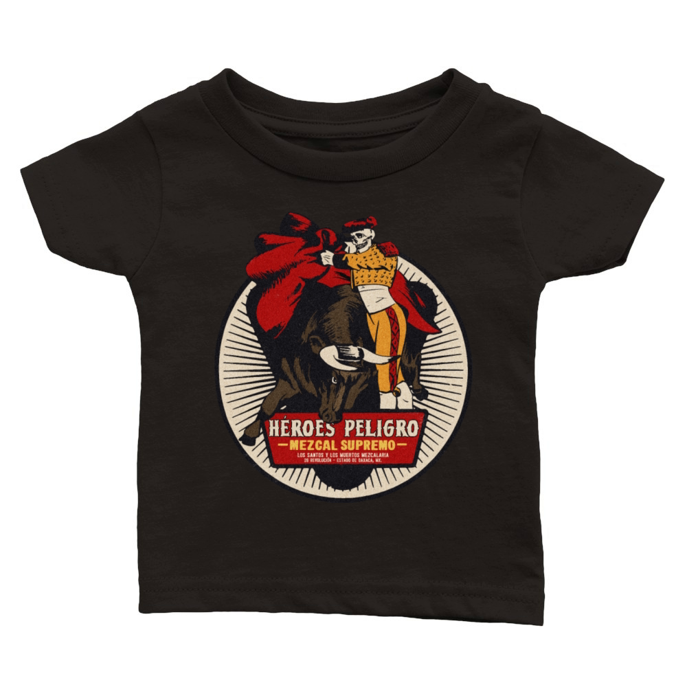 Vintage Skull Matador Mezcal Classic Baby Crewneck T-shirt