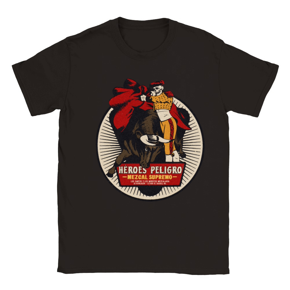 Vintage Skull Matador Mezcal Classic Kids Crewneck T-shirt