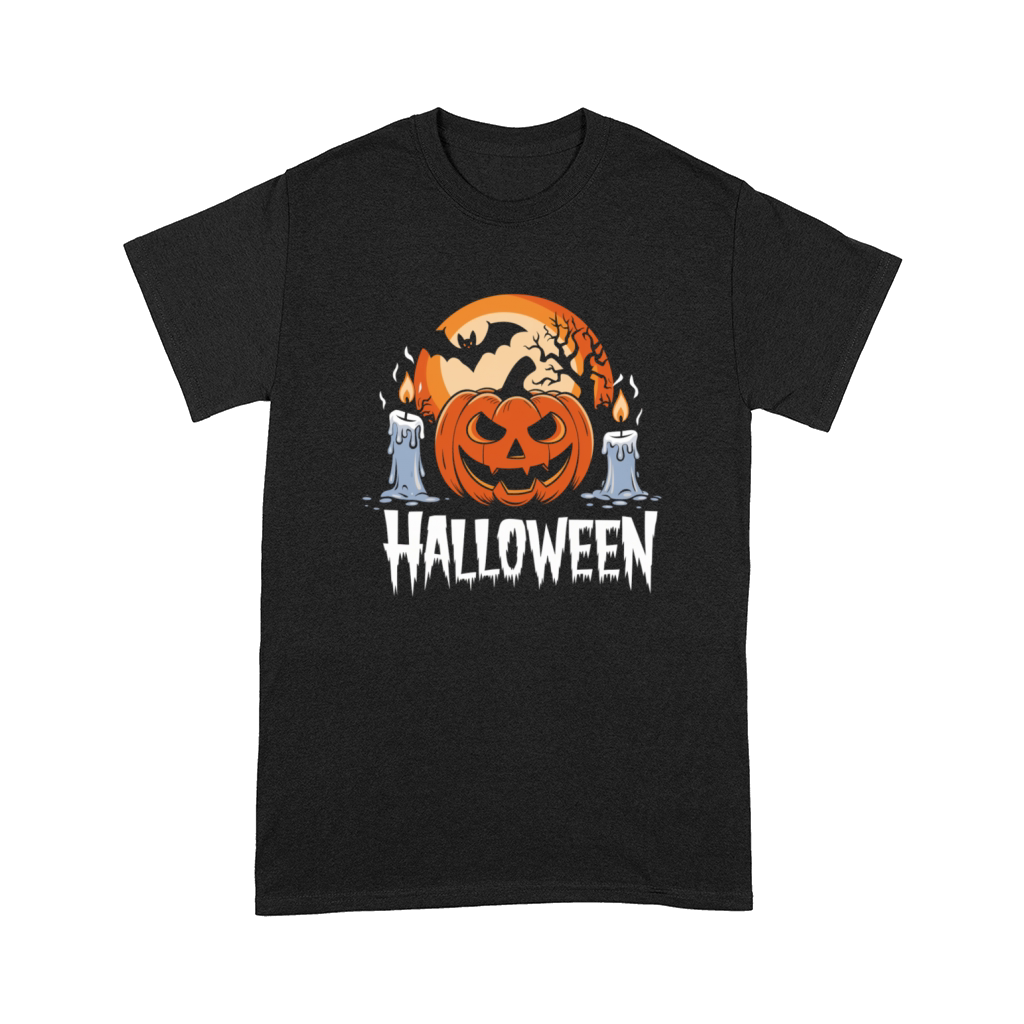 Vintage Pumpkin Scene Halloween Classic T-Shirt Comfort T-shirt