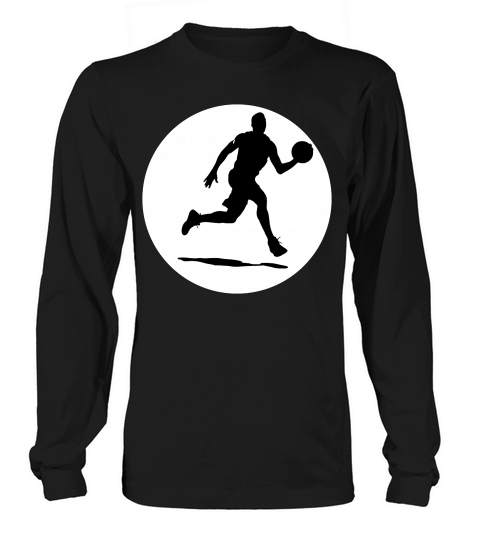 Basketball Player Silhouette (5) Long sleeved Unisex