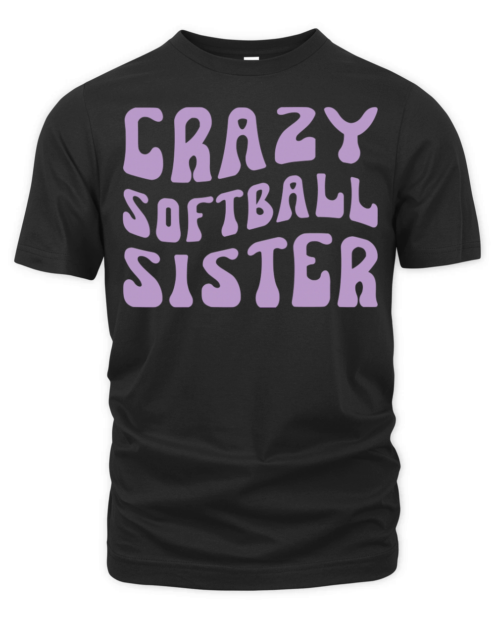 Crazy Softball Sister Organic Unisex T-shirt