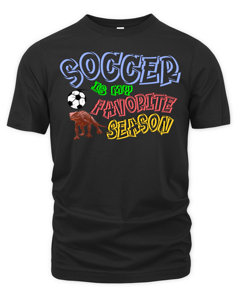 Soccer Is My Favorite Season Organic Unisex T-shirt
