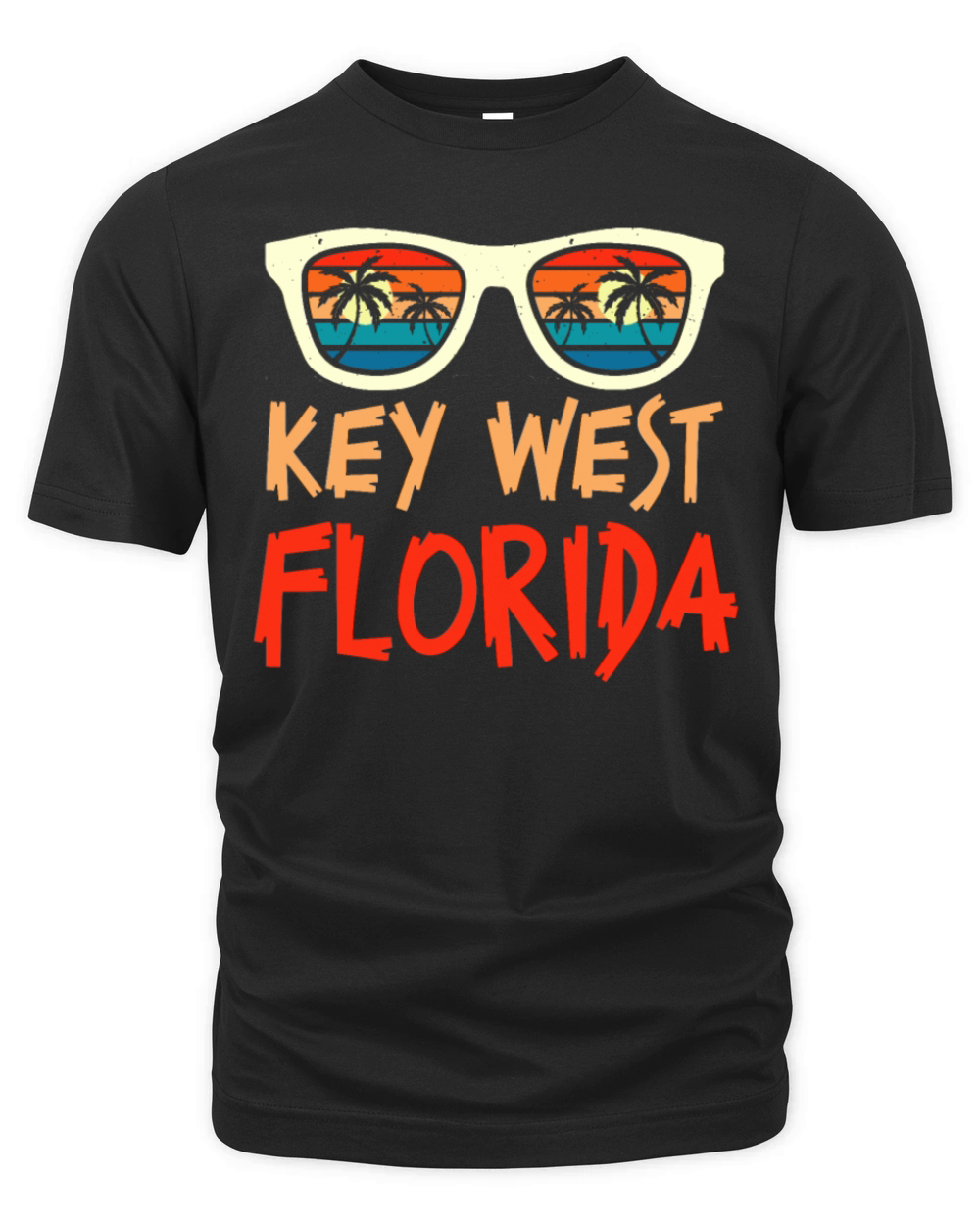 Sunshine-State KEY-WEST FLORIDA Surfer Outfit Organic Unisex T-shirt