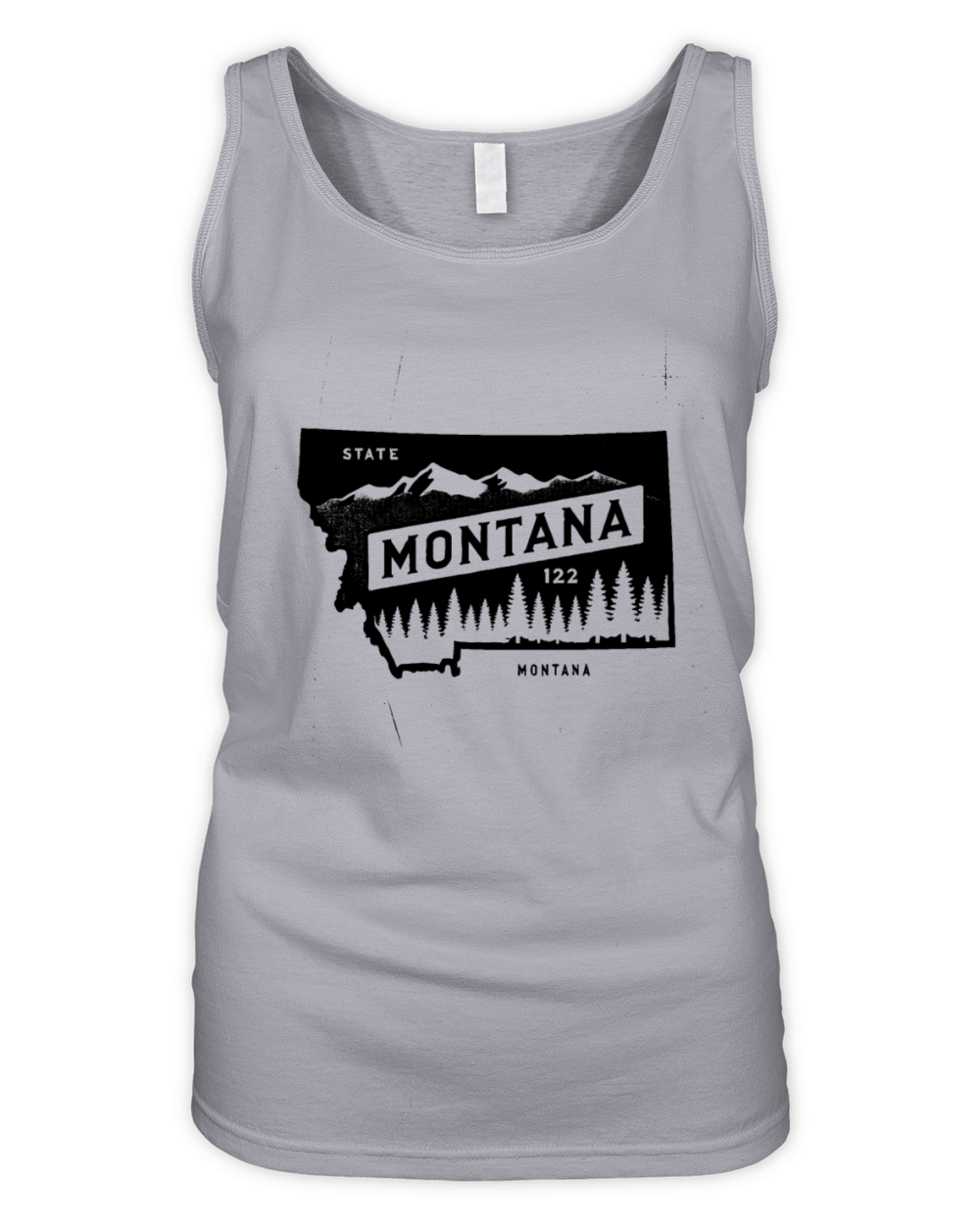 Montana Vintage Badge Organic Women's Tank Top