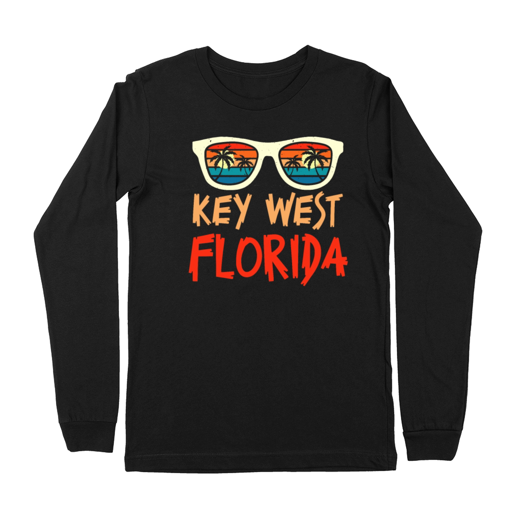 Sunshine-State KEY-WEST FLORIDA Surfer Outfit Premium Long Sleeve