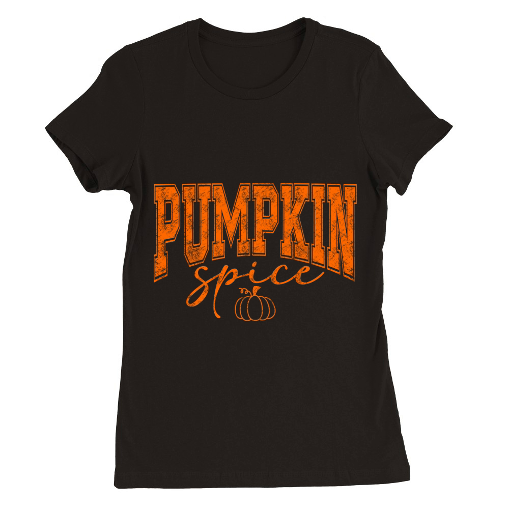 Pumpkin Spice 5 Premium Womens Crewneck T-shirt