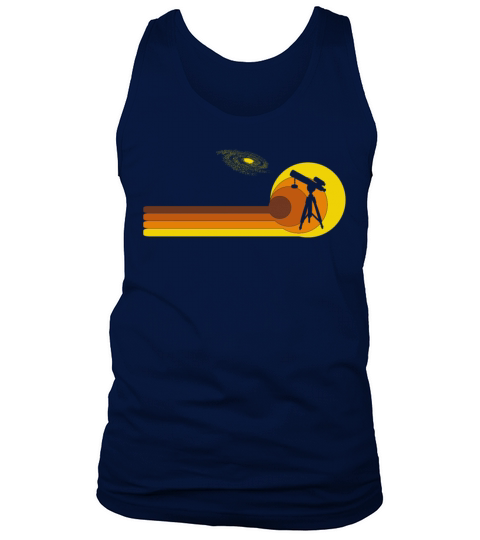 Telescopes Binoculars planets science 70s Vintage Tank Top Unisex