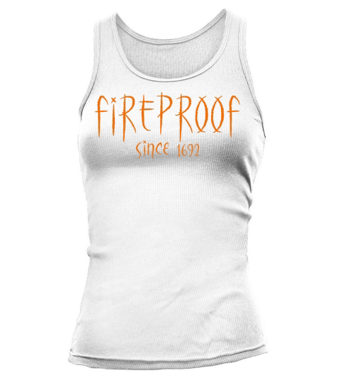 Vintage Retro Fireproof Since 1692 Witch Halloween Tank top Woman