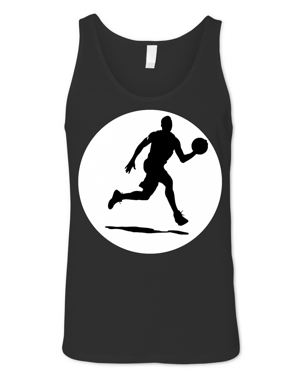 Basketball Player Silhouette (5) Unisex Jersey Tank