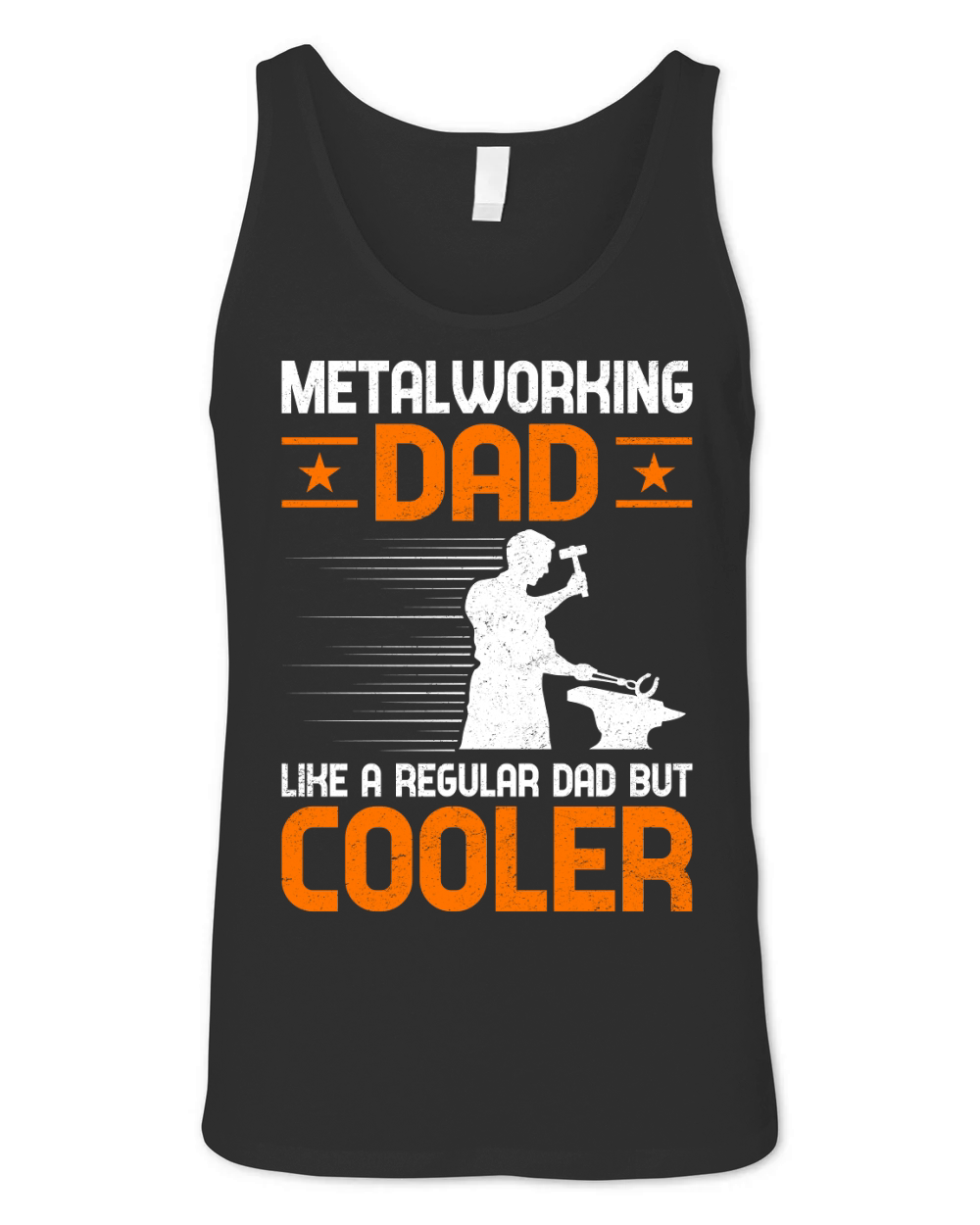 Metalworking Dad Like A Regular dad but Cooler Unisex Jersey Tank