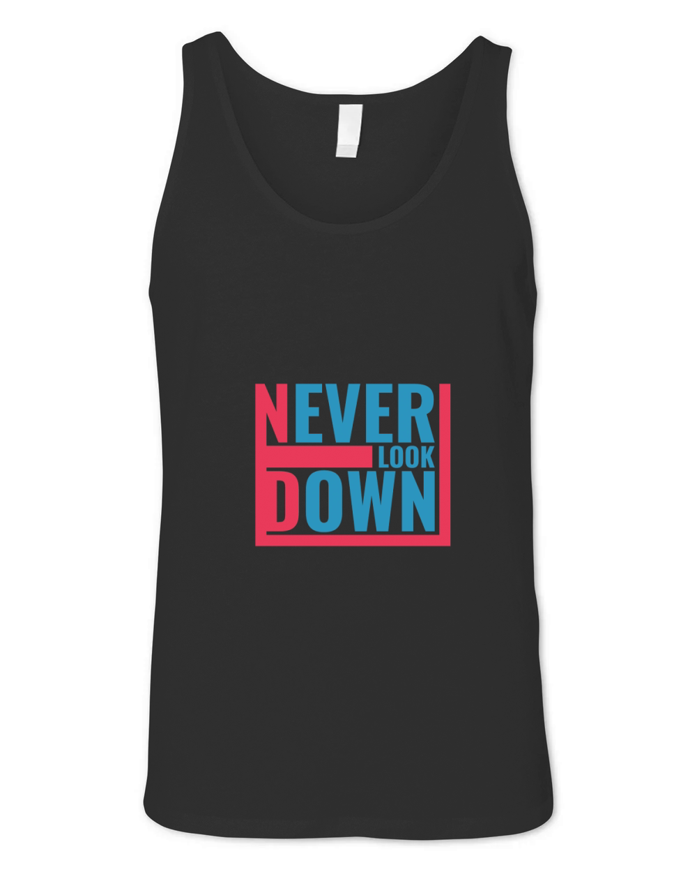 Never Look Down 04 Unisex Jersey Tank