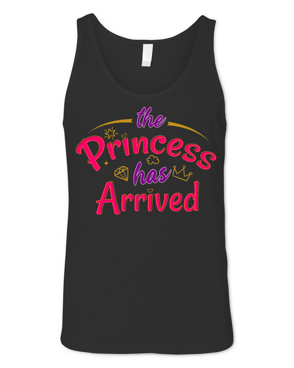 The Princess Has Arrived 07 Unisex Jersey Tank