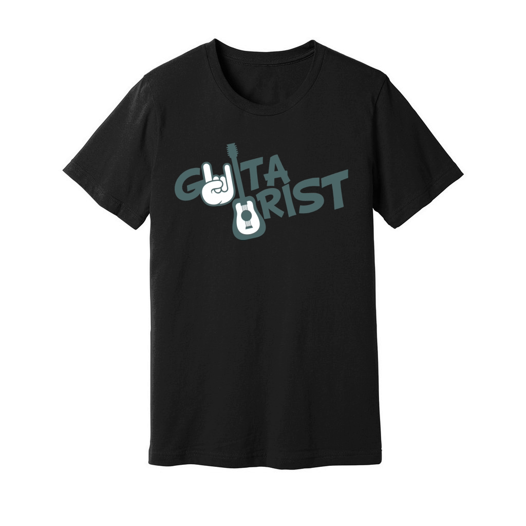 Guitarist Guitar Playing Rock Music Fun Bassist Unisex Jersey Tee