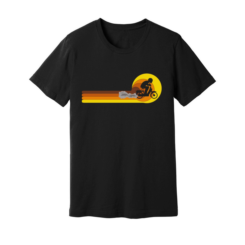 Moped Bike Mofas Moped Motorcycle Vintage 70s 80s Unisex Jersey Tee