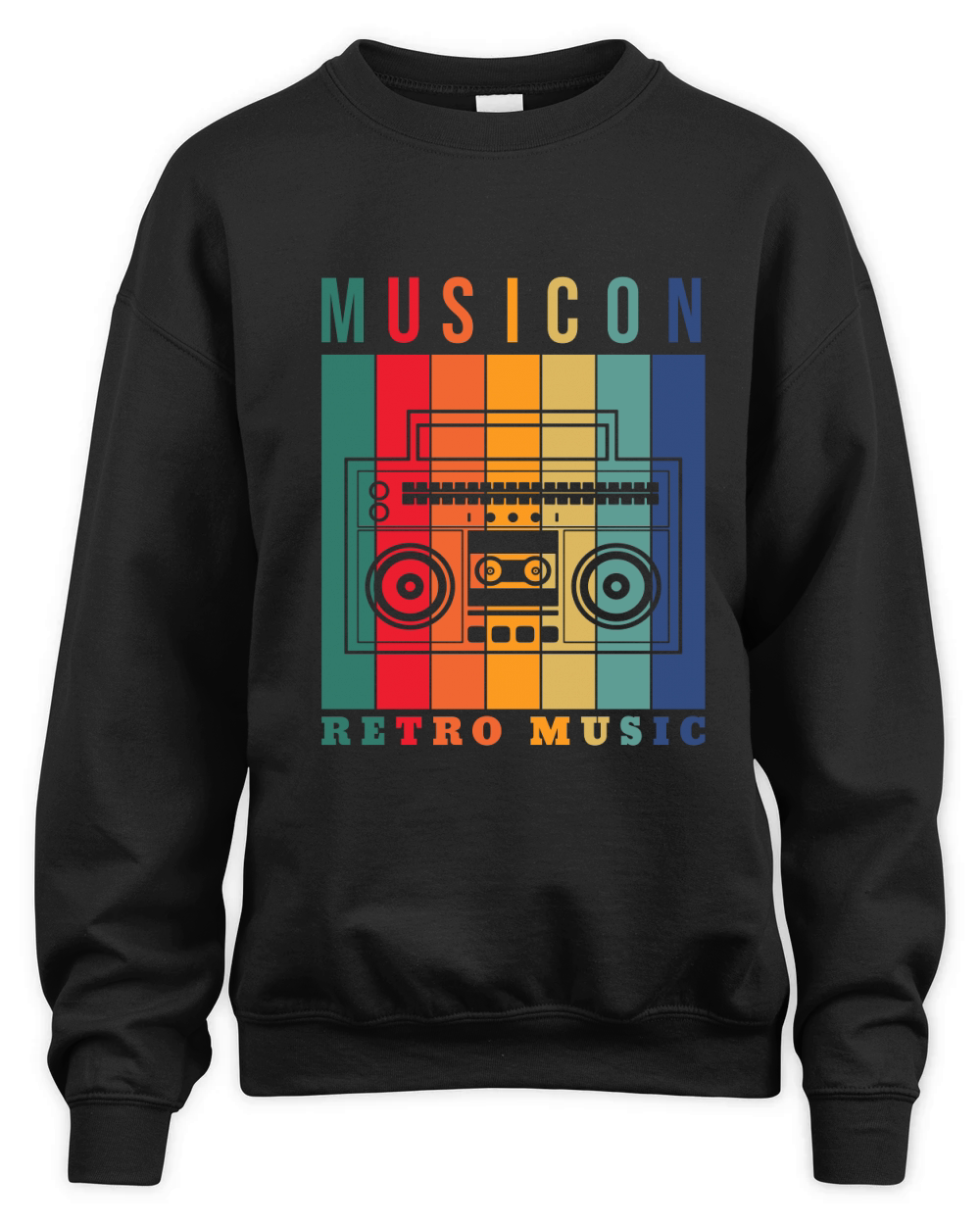 Musicon retro music Unisex Premium Crewneck Sweatshirt