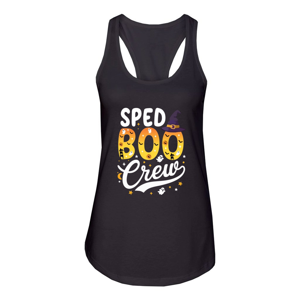 Sped Boo Crew Women's Racerback Tank
