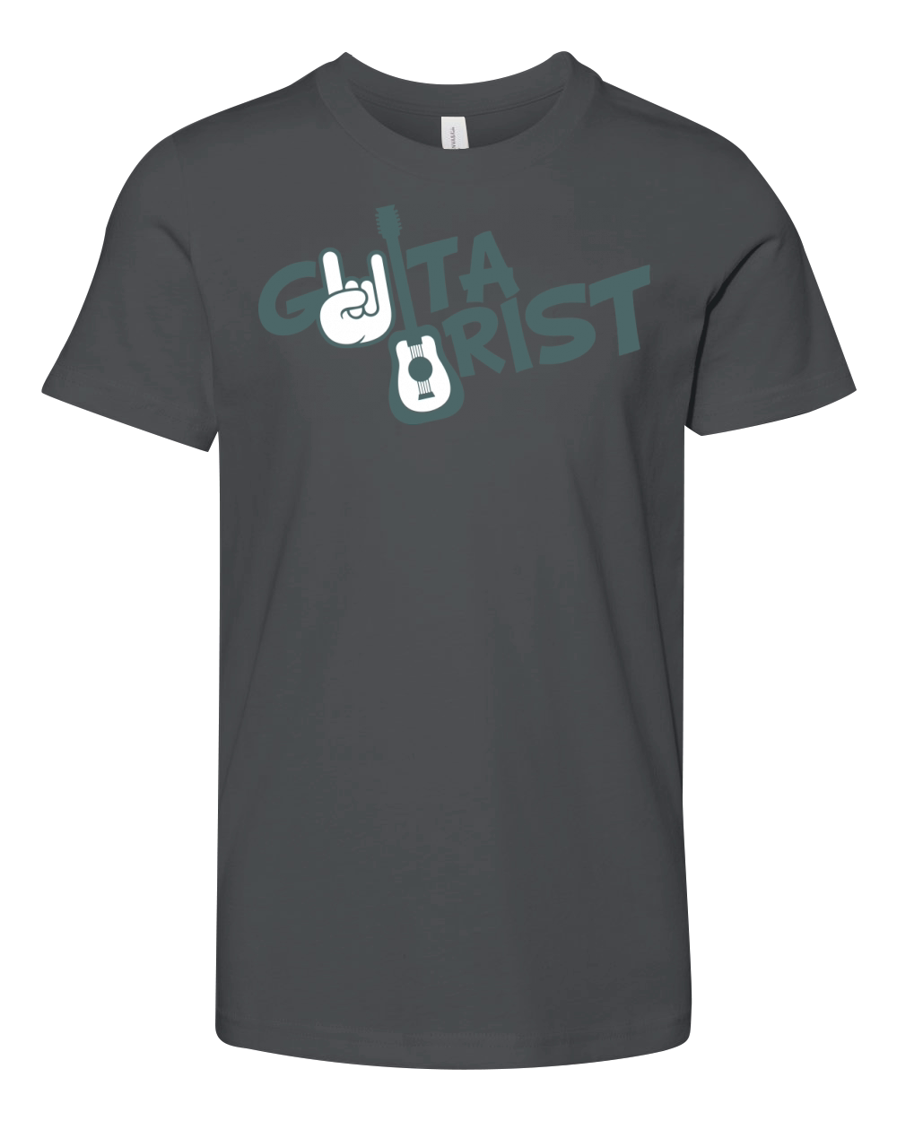 Guitarist Guitar Playing Rock Music Fun Bassist Youth Unisex Jersey Tee