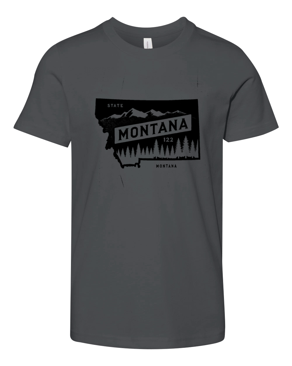 Montana Vintage Badge Youth Unisex Jersey Tee