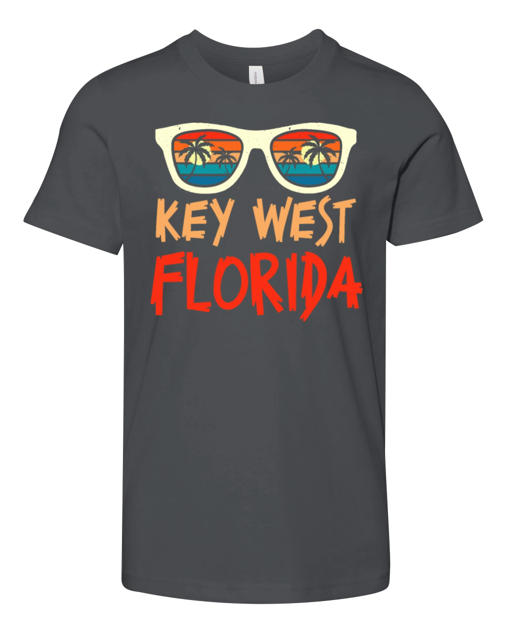 Sunshine-State KEY-WEST FLORIDA Surfer Outfit Youth Unisex Jersey Tee