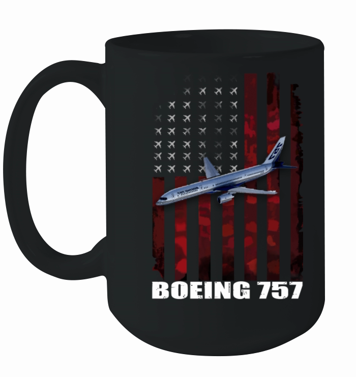 757 American Flag Ceramic Mug