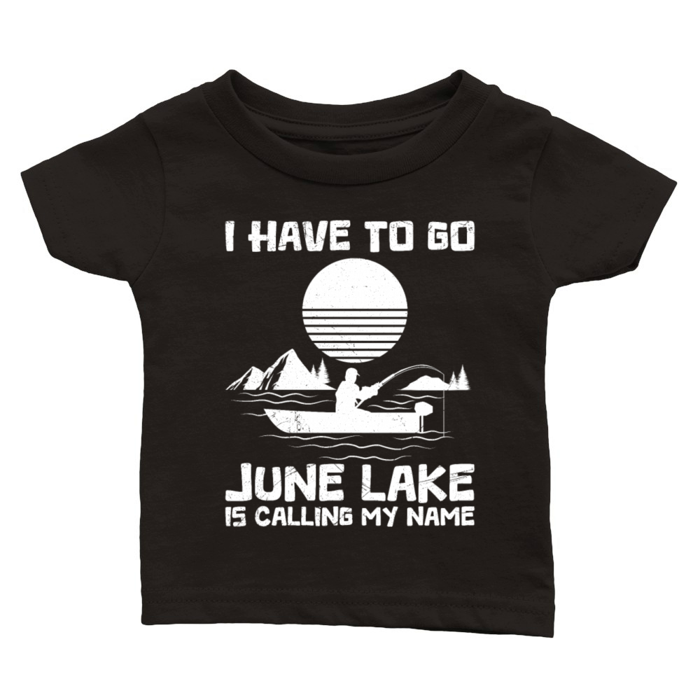 JUNE LAKE CALIFORNIA Fan Vintage Nevada June Classic Baby Crewneck T-shirt