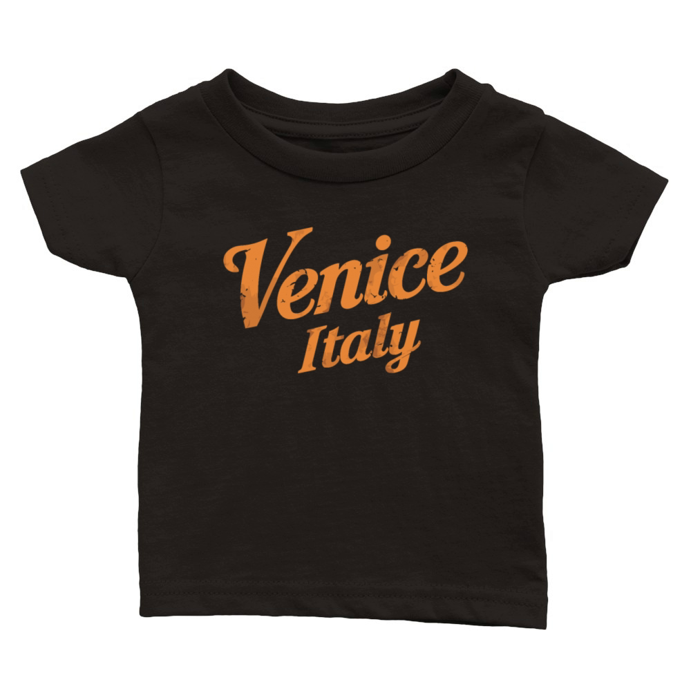 Venice Italy Souvenir Vintage Style Classic Baby Crewneck T-shirt