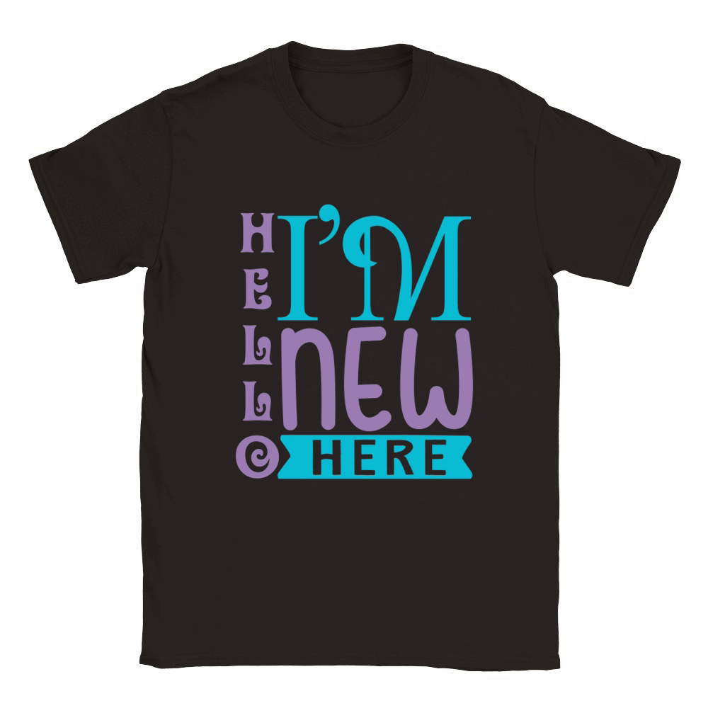 Hello im new here Classic Kids Crewneck T-shirt