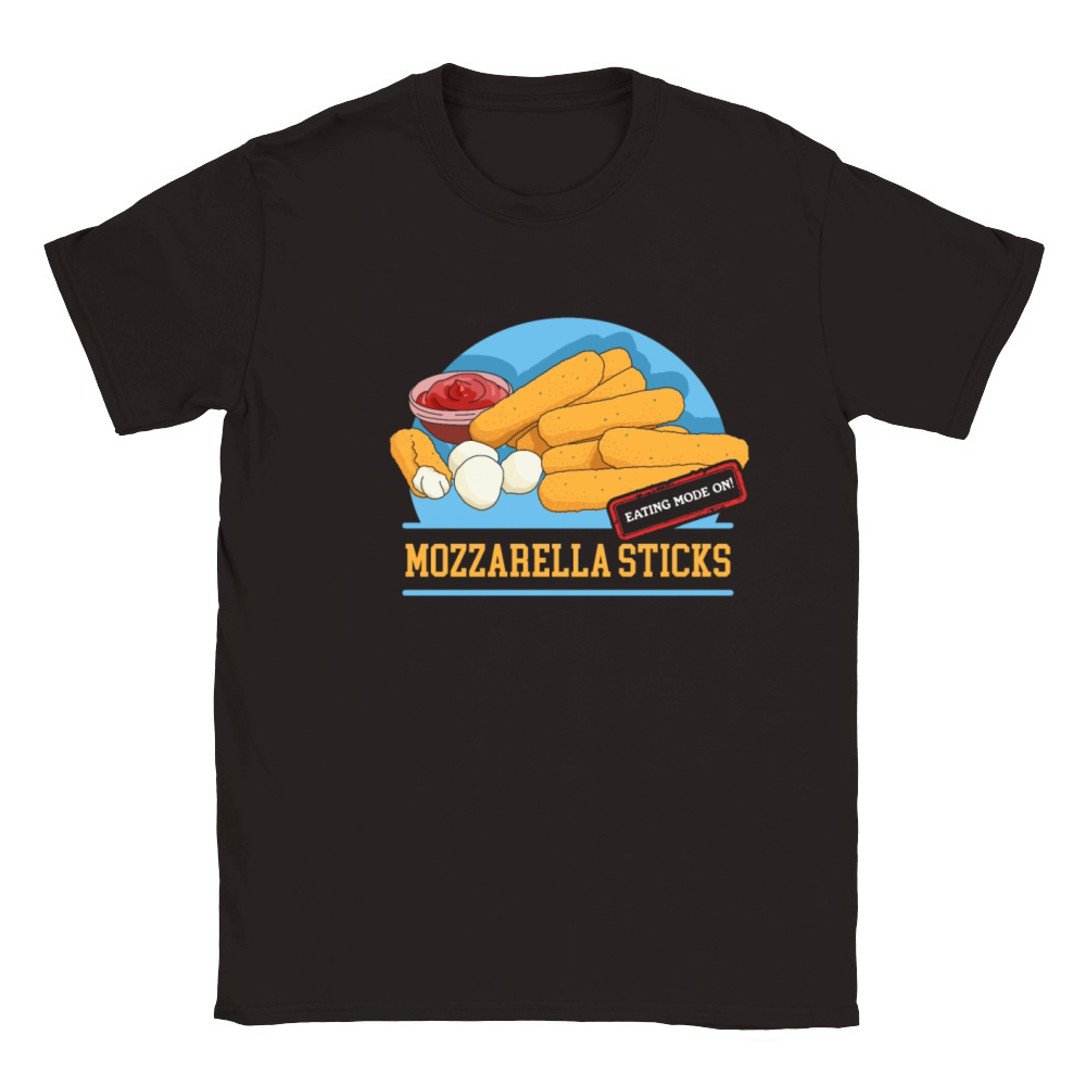 Mozzarella Sticks Eating Mode Classic Kids Crewneck T-shirt