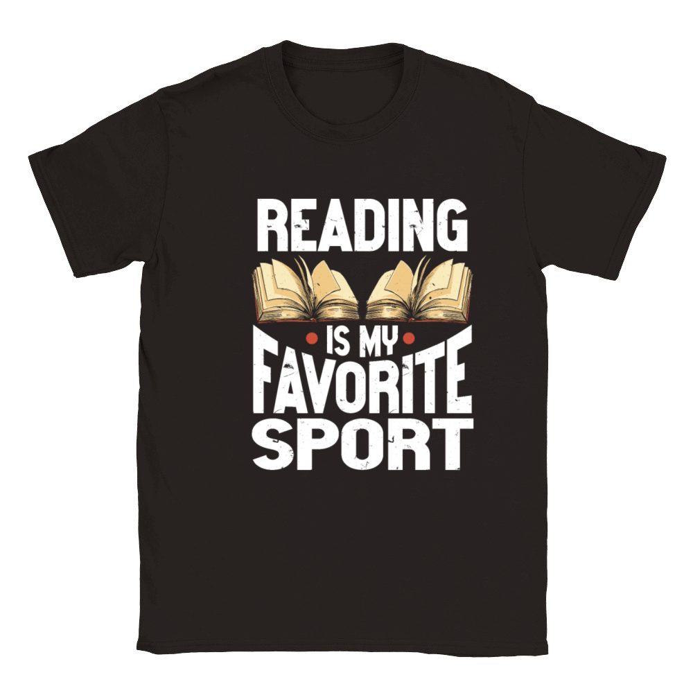 Reading Is My Favorite Sport Bookworm Classic Kids Crewneck T-shirt