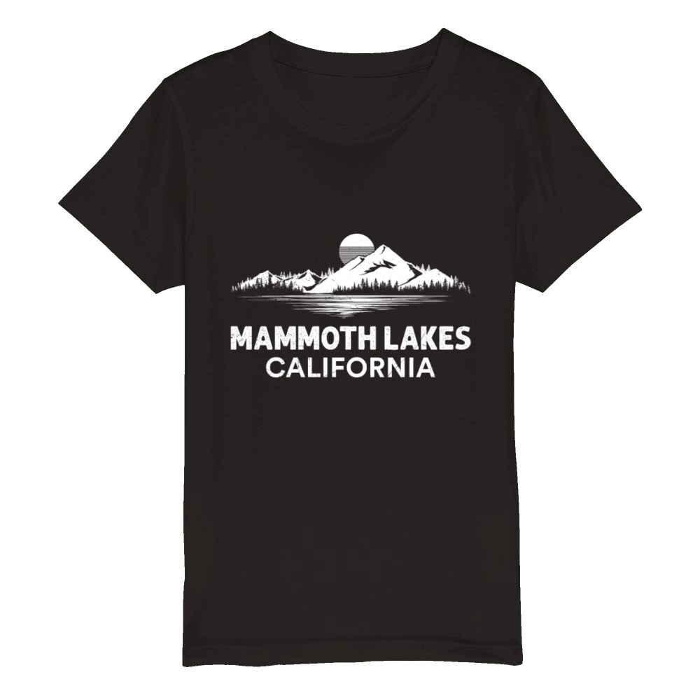 MAMMOTH LAKES CALIFORNIA Nevada Mammoth Lakes Organic Kids Crewneck T-shirt