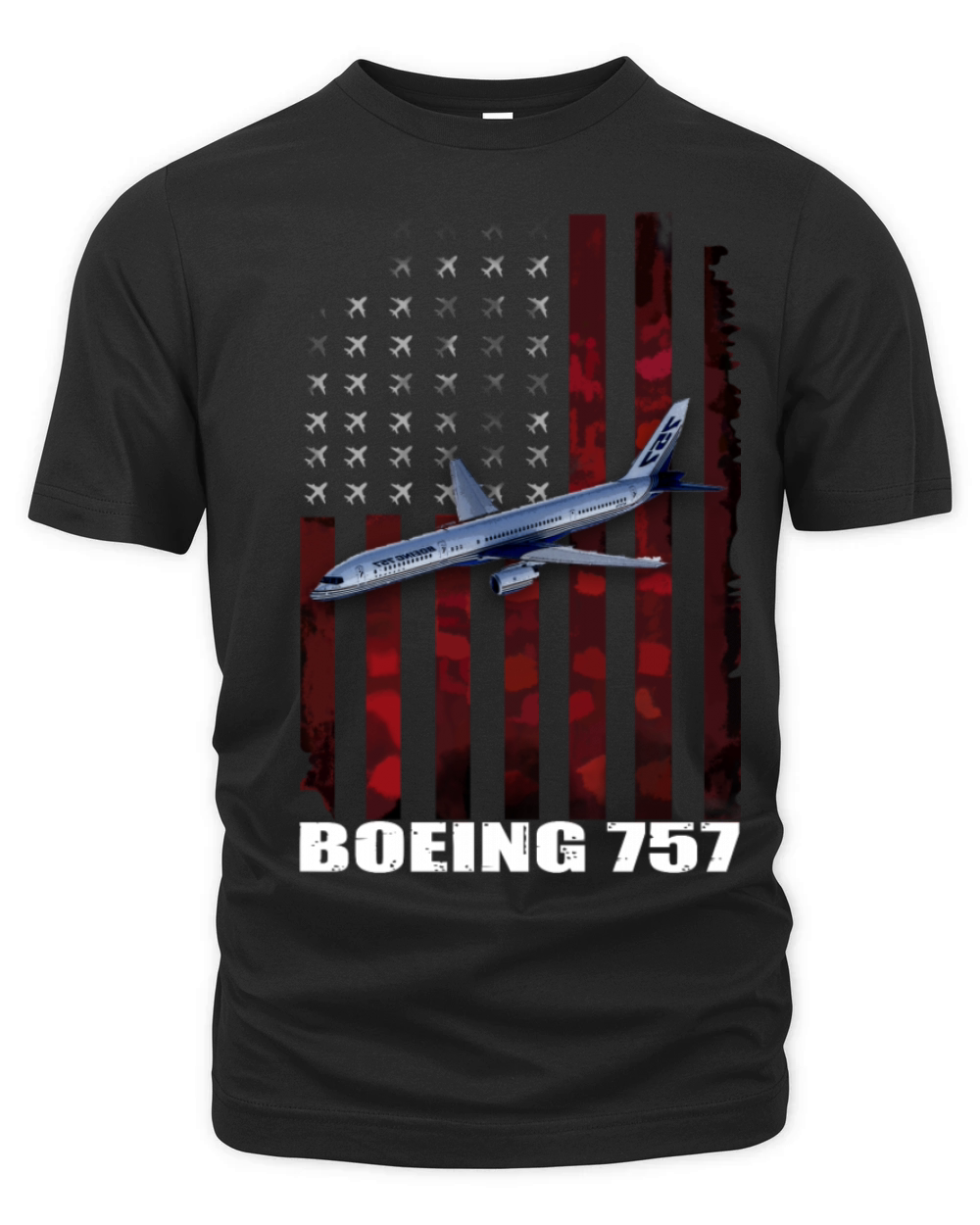 757 American Flag Organic Unisex T-shirt