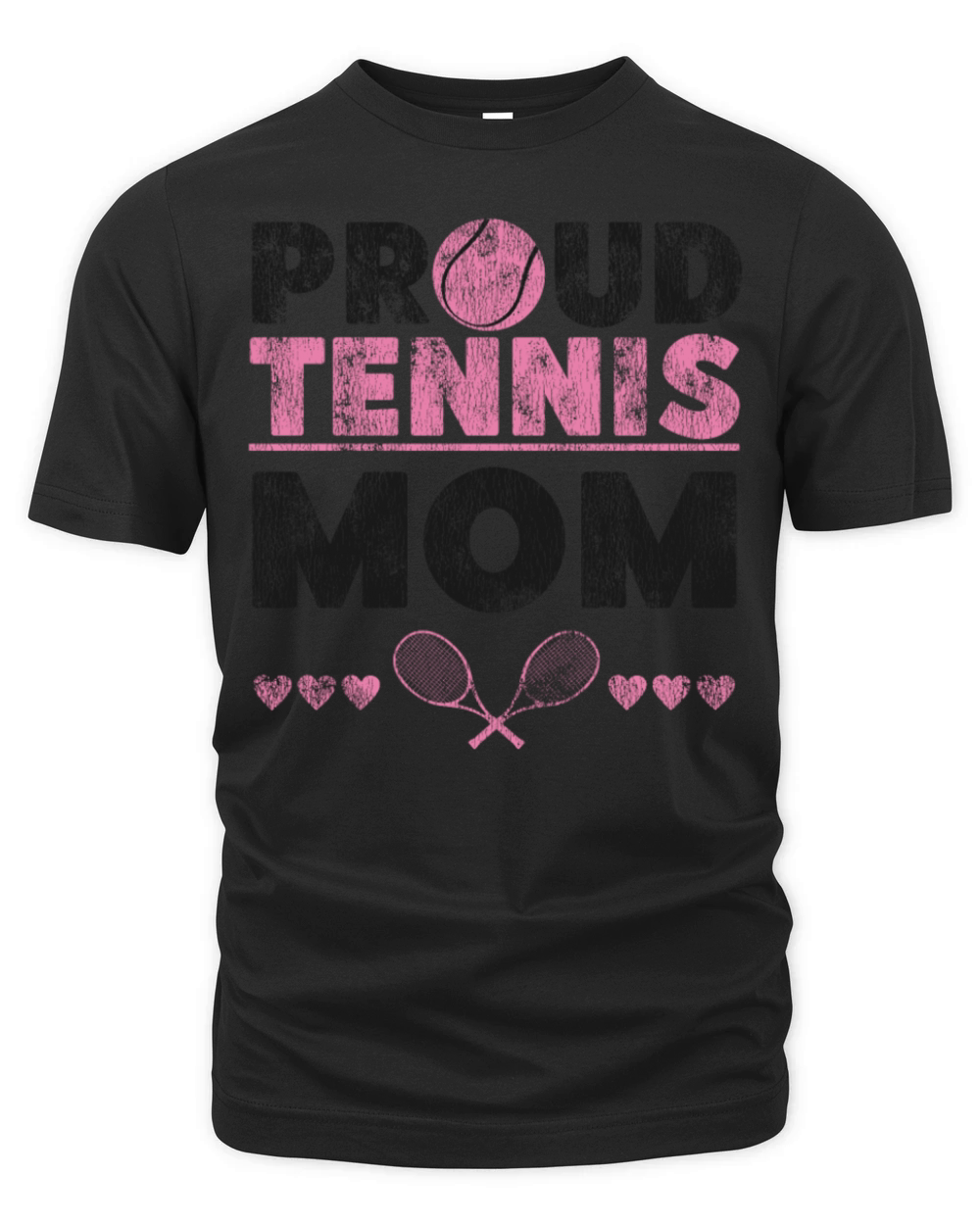 Funny Tennis Player Racket Mom Organic Unisex T-shirt