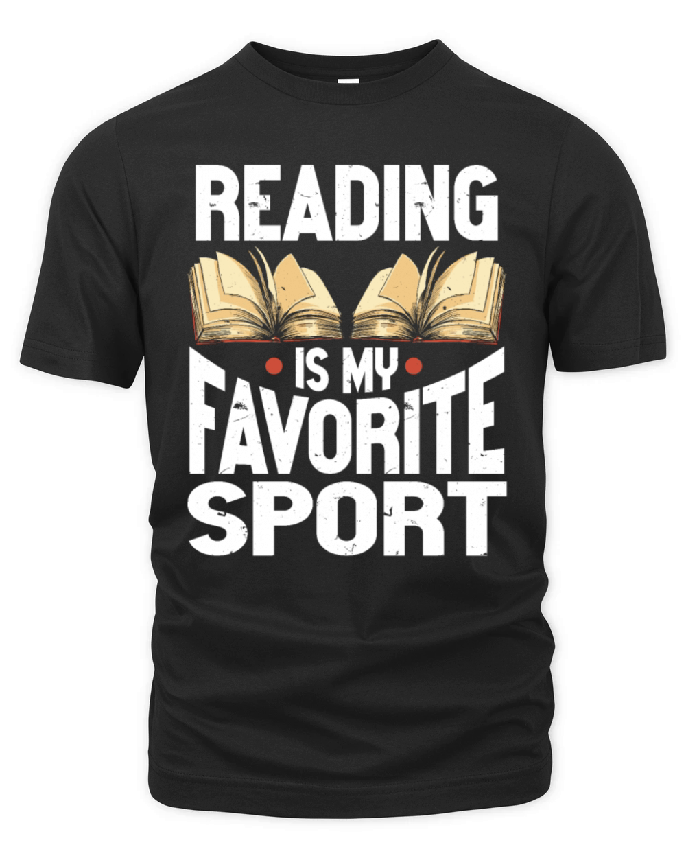 Reading Is My Favorite Sport Bookworm Organic Unisex T-shirt