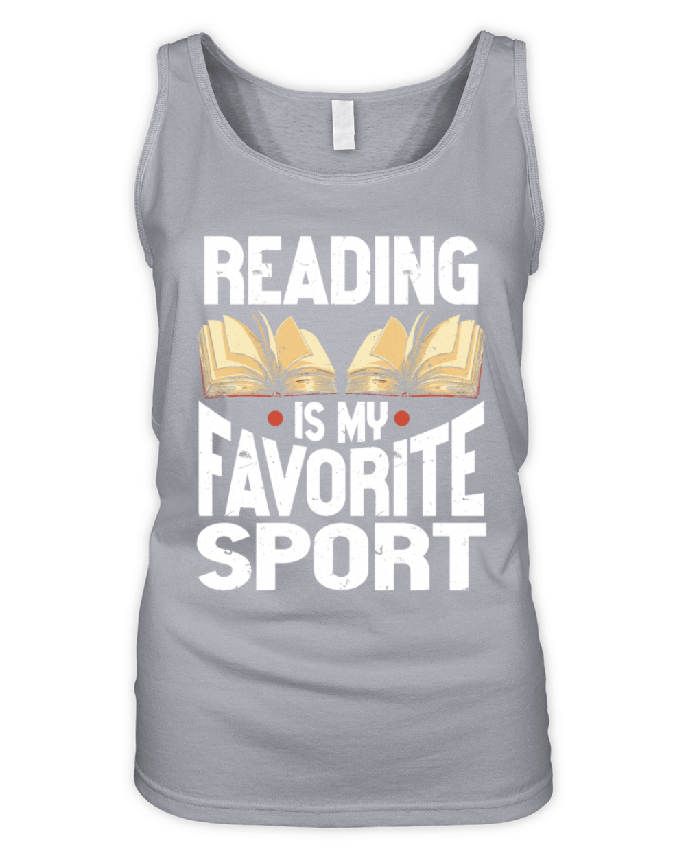 Reading Is My Favorite Sport Bookworm Organic Women's Tank Top