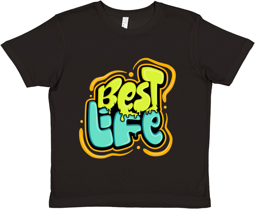 Best life Premium Kids Crewneck T-shirt