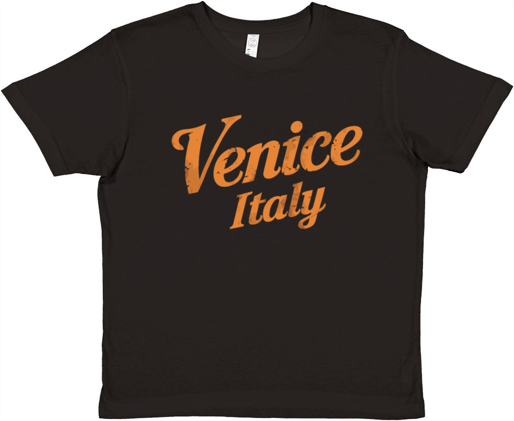 Venice Italy Souvenir Vintage Style Premium Kids Crewneck T-shirt