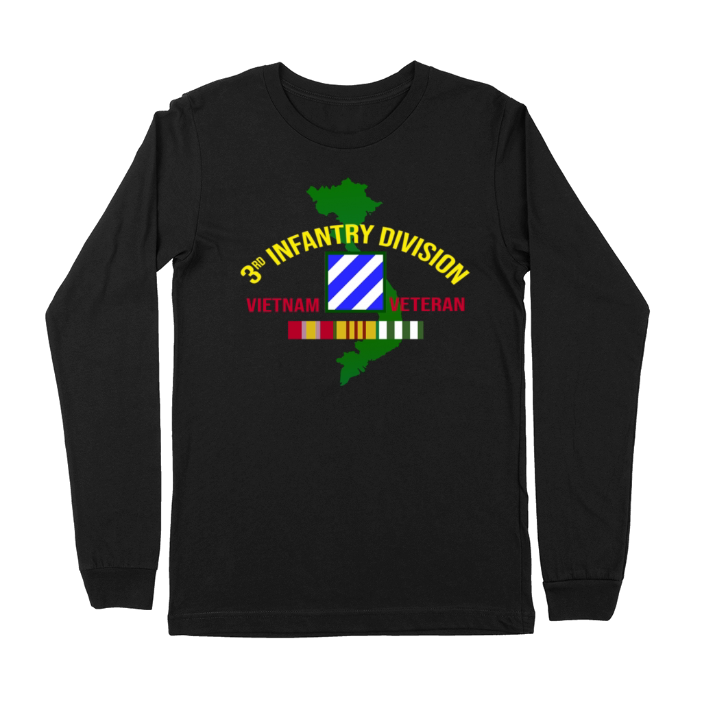 3rd infantry division Vietnam Veteran Premium Long Sleeve