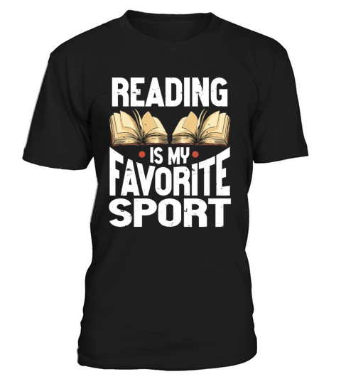 Reading Is My Favorite Sport Bookworm T-Shirt Unisex
