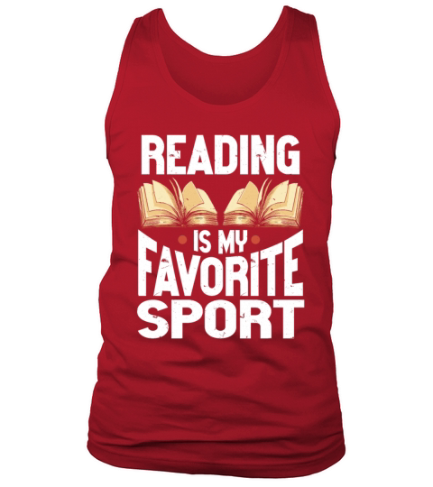 Reading Is My Favorite Sport Bookworm Tank Top Unisex