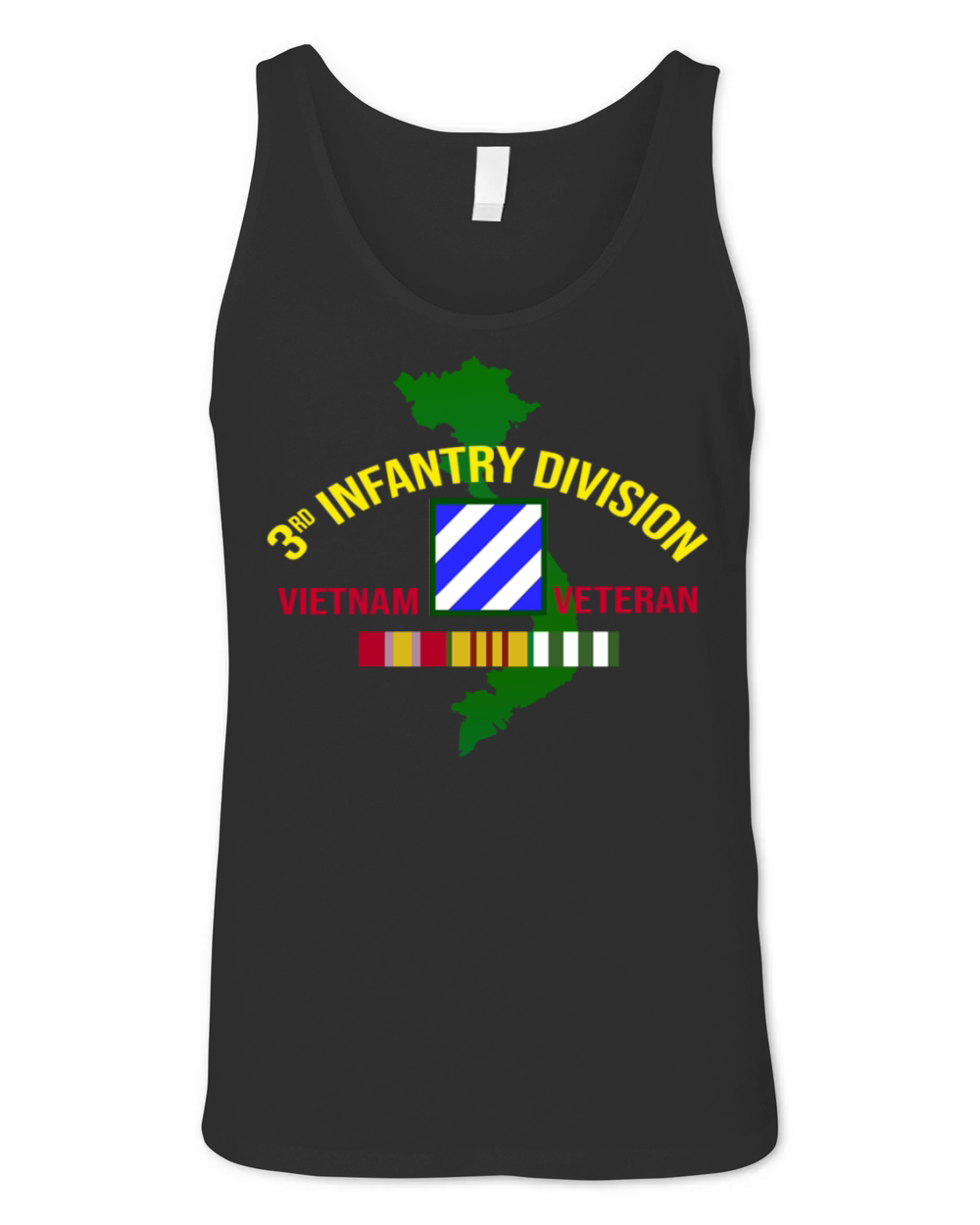 3rd infantry division Vietnam Veteran Unisex Jersey Tank