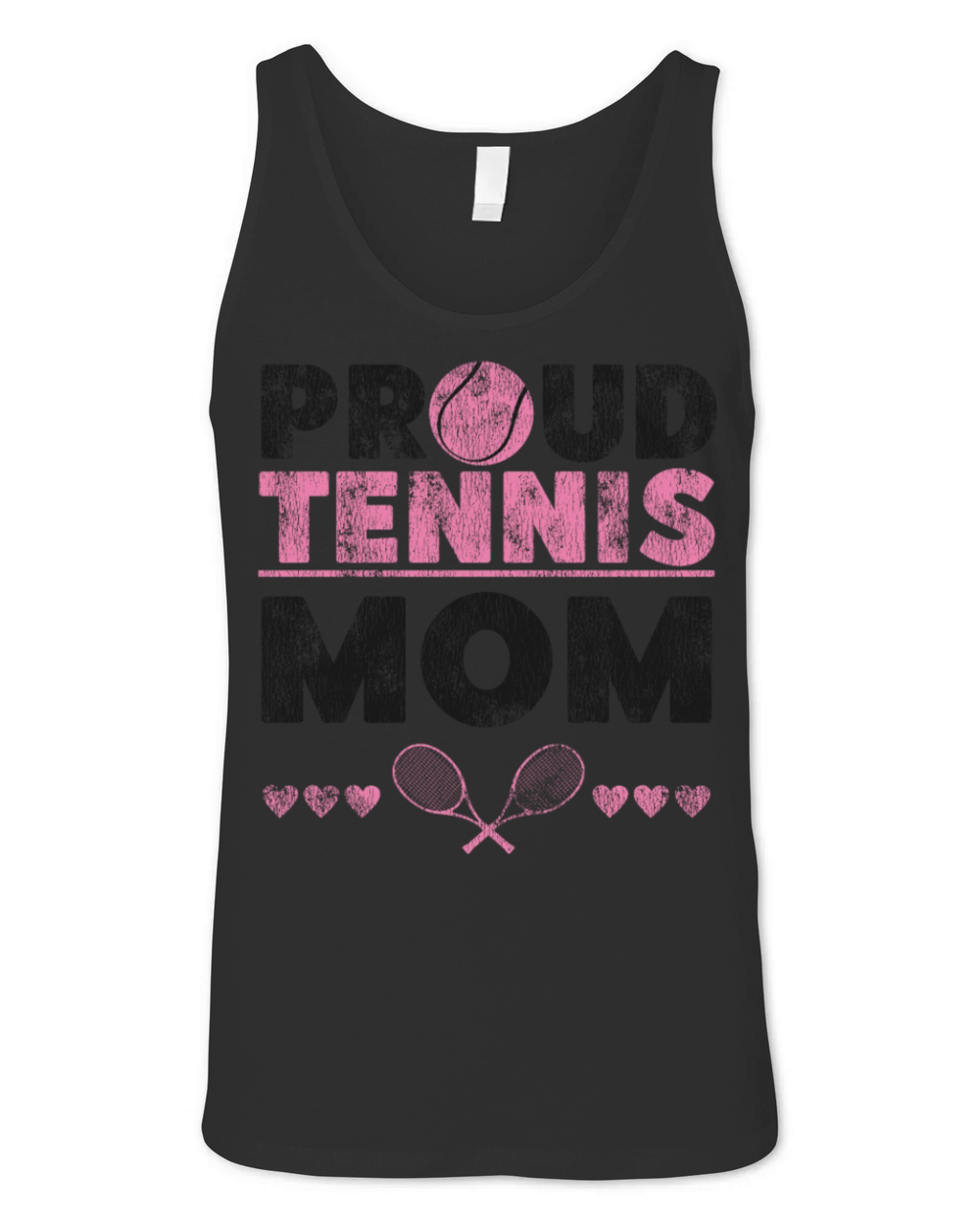 Funny Tennis Player Racket Mom Unisex Jersey Tank