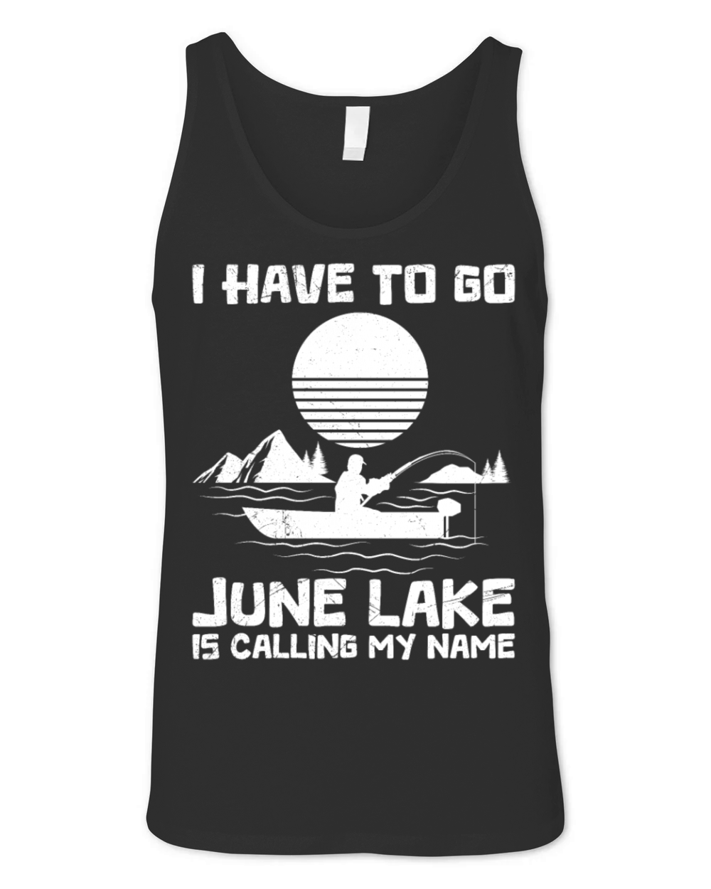 JUNE LAKE CALIFORNIA Fan Vintage Nevada June Unisex Jersey Tank