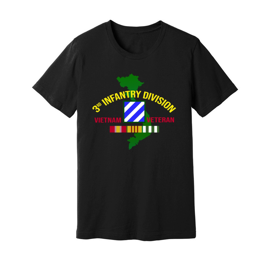 3rd infantry division Vietnam Veteran Unisex Jersey Tee