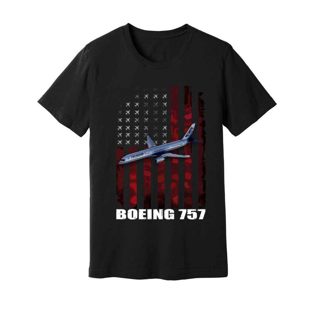 757 American Flag Unisex Jersey Tee