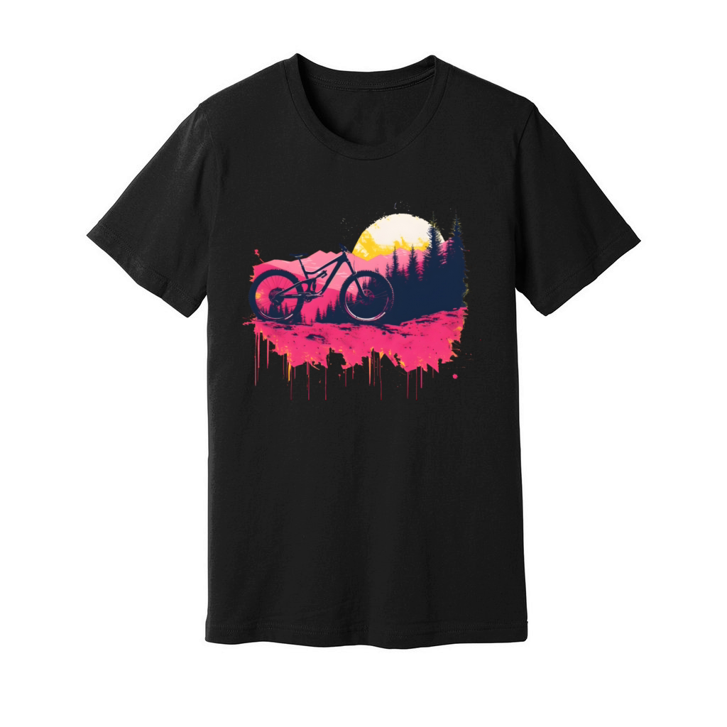 Vintage Mountain Biking Unisex Jersey Tee