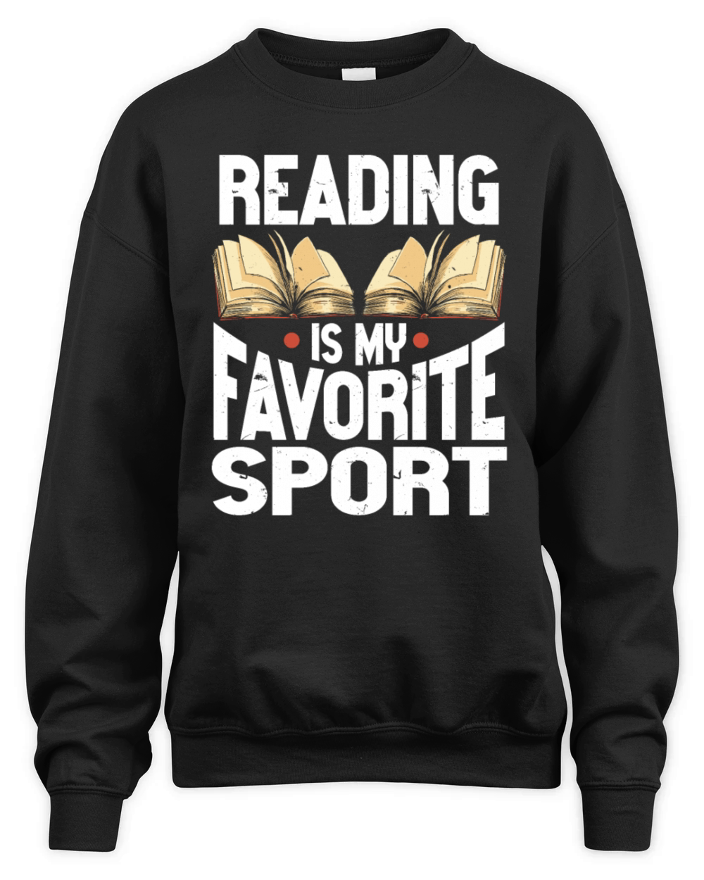Reading Is My Favorite Sport Bookworm Unisex Premium Crewneck Sweatshirt