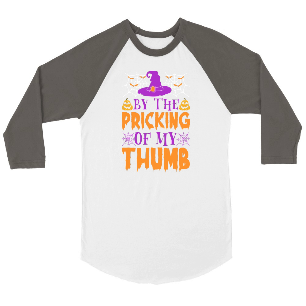 216. by the pricking of my thumb Unisex ¾ sleeve Raglan T-shirt