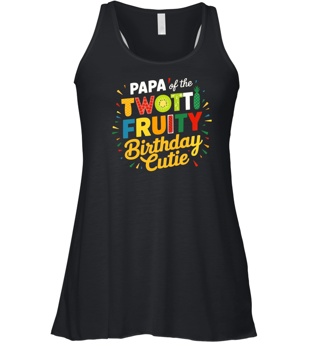 Papa of the twotti fruity birthday cutie Women's Flowy Tank Top
