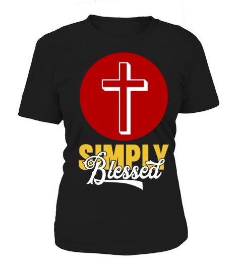 Simply Blessed Love Jesus Christian Women's T-Shirt